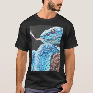 Snake Art Bevacker Viper Teckning T Shirt