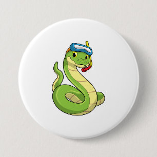 Snake as Diver med Snorkel Knapp