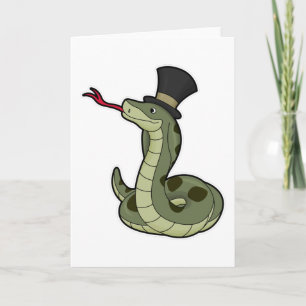 Snake as gentleman & Hat Kort