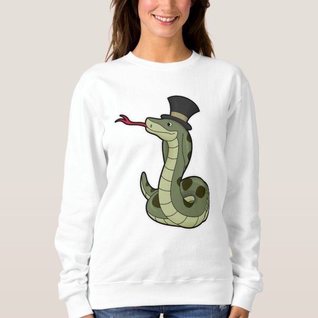 Snake as gentleman & Hat T Shirt (Framsida)