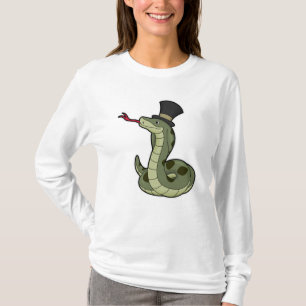 Snake as gentleman & Hat T Shirt