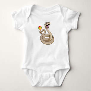 Snake as Musician med Maracas T Shirt