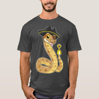 Snake as som Öga-plåster i Pirat Krok T Shirt