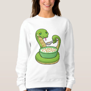 Snake at Eating with Muesli T Shirt