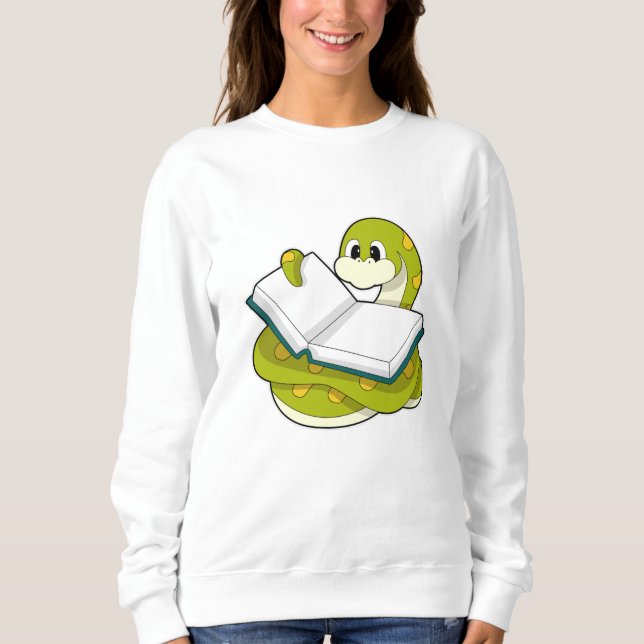 Snake at Reading with Bok T Shirt (Framsida)