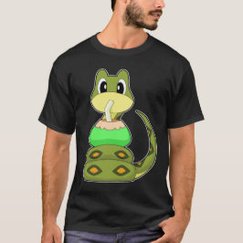 Snake Beach Coconut Summer T Shirt