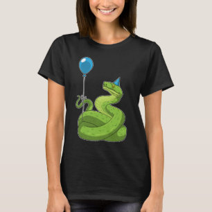 Snake Birthday Balloon T Shirt