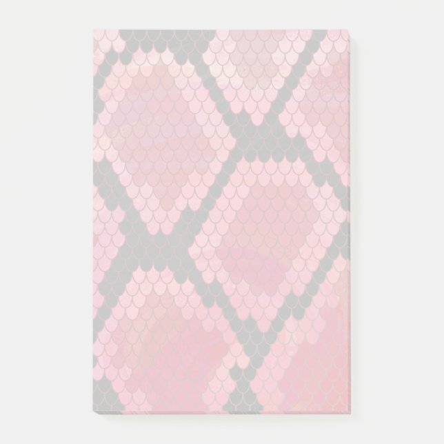 Snake Black and Red Print Post-it Block (Framsida)