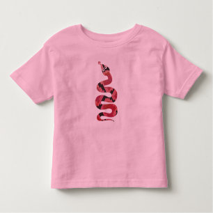 Snake Black och Red Silhouette Tee Shirt