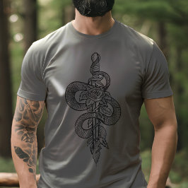 Snake Blade & Ro Serpents Väg Luciferian T Shirt