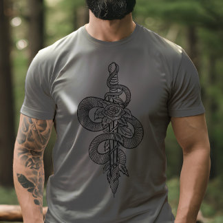 Snake Blade & Ro Serpents Väg Luciferian T Shirt