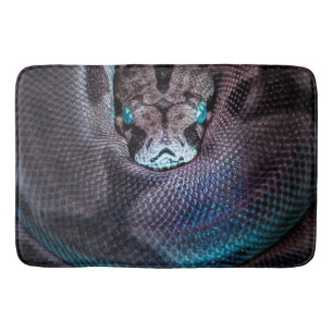 Snake boa anaconda python reptile orakeskin grått badrumsmatta