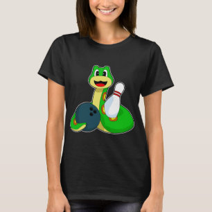 Snake Bowling Bowling ball T Shirt