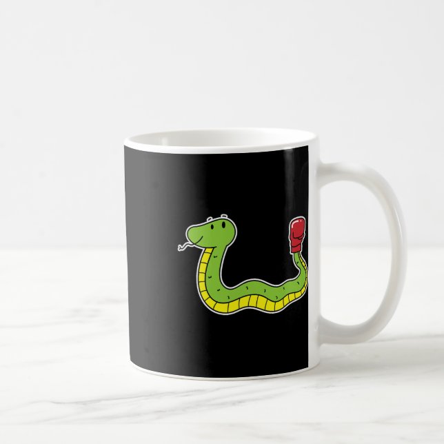 Snake Boxing (orm startar) Kaffemugg (Höger)