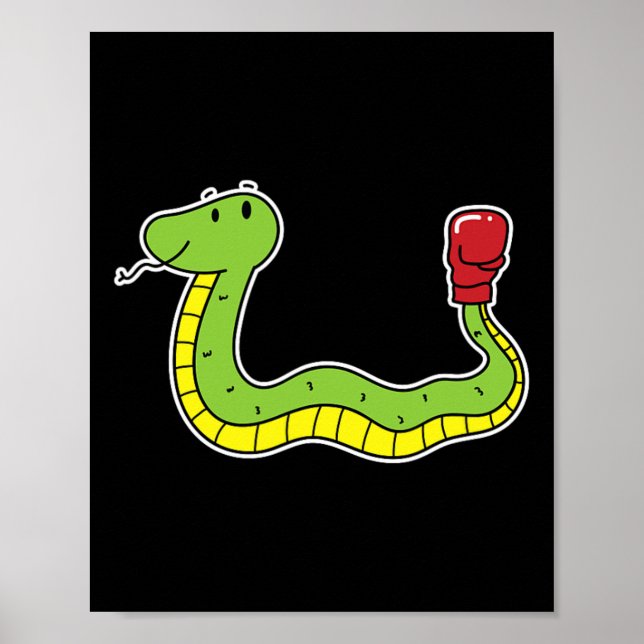 Snake Boxing (orm startar) Poster (Framsidan)