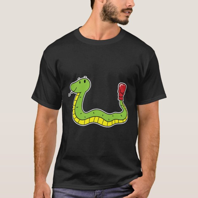 Snake Boxing (orm startar) T Shirt (Framsida)