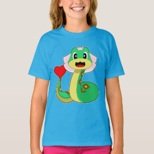 Snake Bride Heart Bröllop T Shirt