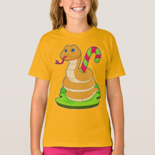 Snake Candy cane T Shirt