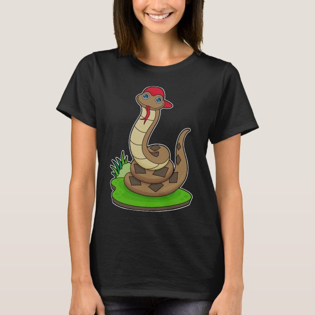 Snake Cap T Shirt (Framsida)