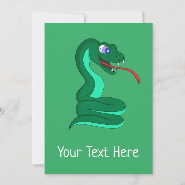 Snake Card Julkort (Framsida)