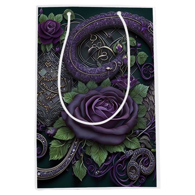 Snake Celtic Knot Lila Wrapping Papper (Framsidan)