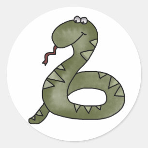 Snake Charged Runt Klistermärke