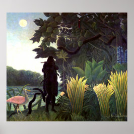 Snake Charmer av Henri Rousseau Poster