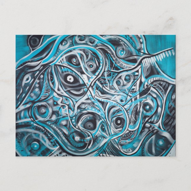 Snake Charmer Vykort (Framsida)