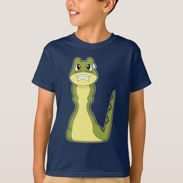 Snake Chess Board-spel T Shirt (Framsida)