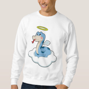 Snake Cloud Angel Lång Ärmad Tröja