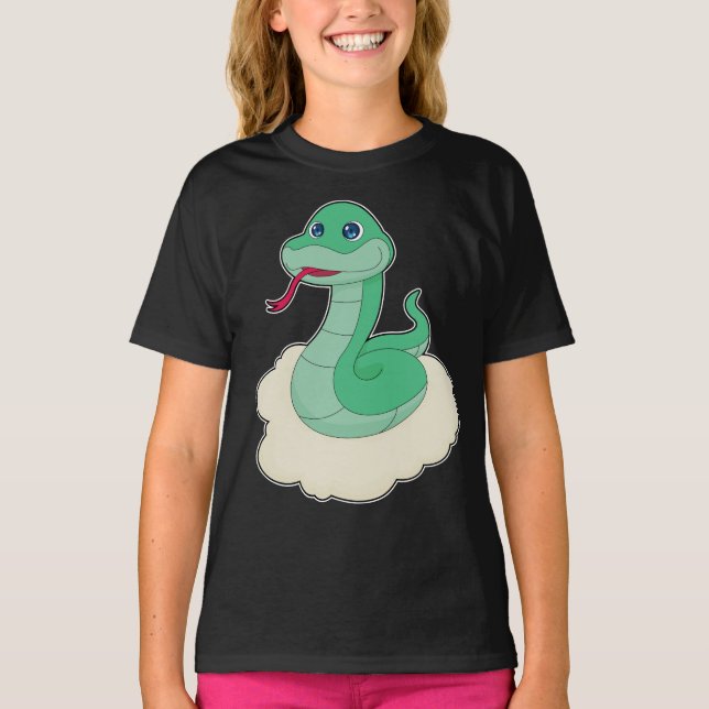 Snake Clouds T Shirt (Framsida)