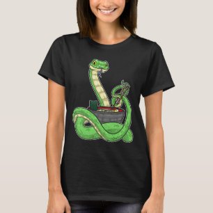 Snake Cook Ramen Kokning T Shirt