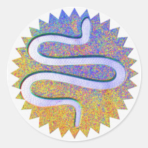 Snake Design - Humber River Runt Klistermärke