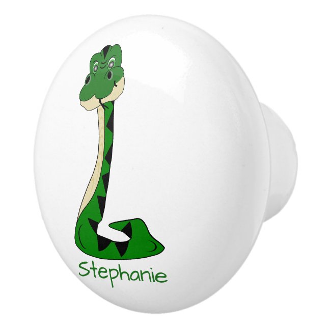 Snake Design Personalised Knopp (Höger)