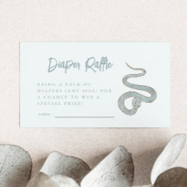Snake Diaper Raffle Biljett Tilläggskort