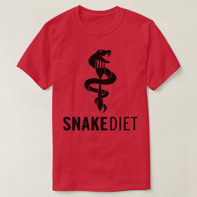 Snake Diet T Shirt (Design framsida)