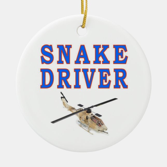 SNAKE DRIVER JULGRANSPRYDNAD KERAMIK (Framsidan)