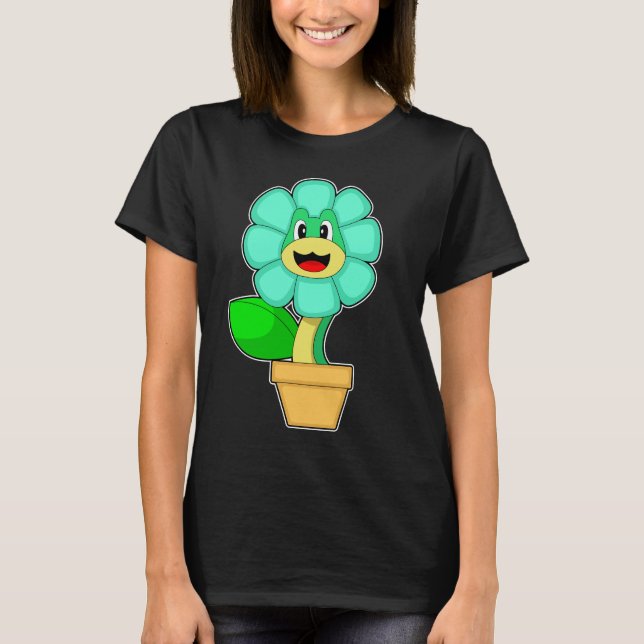 Snake Flower T Shirt (Framsida)