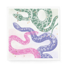 Snake Födelsedagsfest Napkins