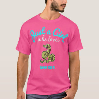 Snake for Girls Kids Snake T Shirt