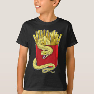 Snake Fransk fries T Shirt