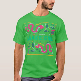 SNAKE GIRL GIRLS LITTLE CUTE HOBBY T SHIRT