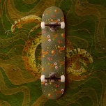 Snake Goddess grönt Mini Skateboard Bräda 18,5 Cm<br><div class="desc">Esoterisk orm och öga i grönt</div>