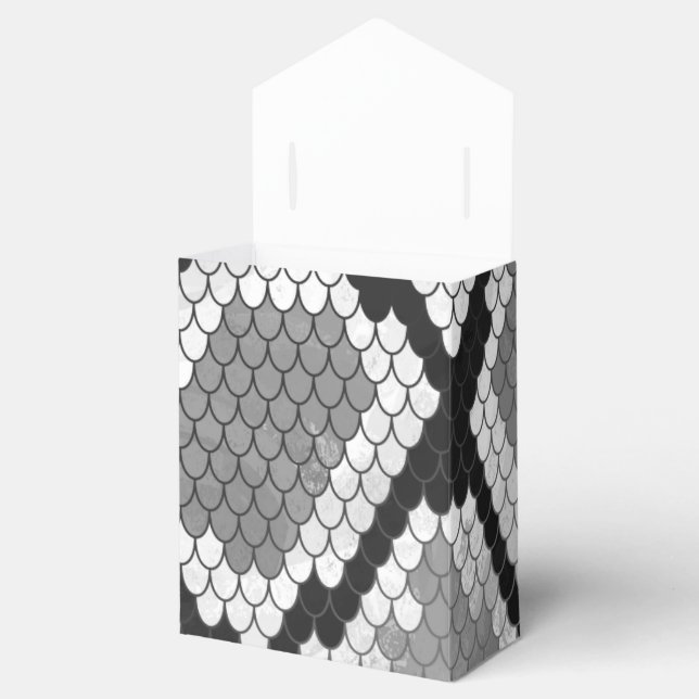 Snake Grått och Light Grått Print Presentaskar (Öppnad)