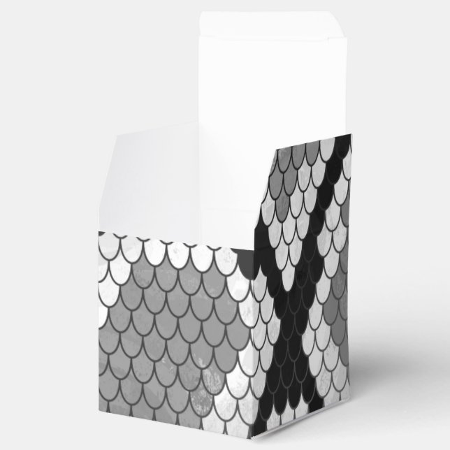 Snake Grått och Light Grått Print Presentaskar (Öppnad)