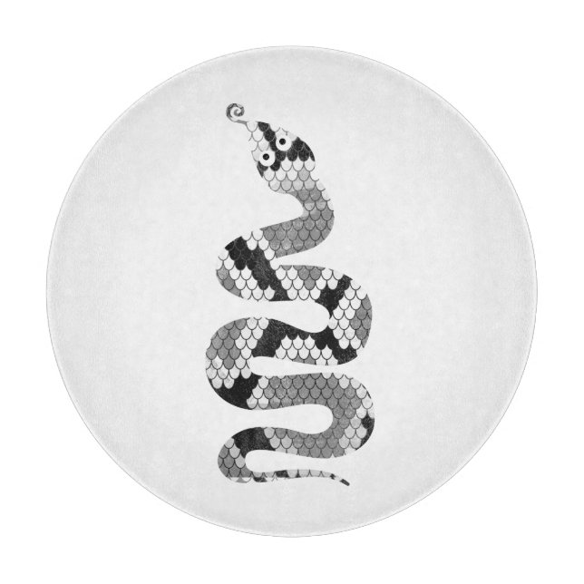 Snake Grått och Light Grått Silhouette (Framsidan)