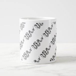 Snake Grått och Light Grått Silhouette Jumbo Mugg