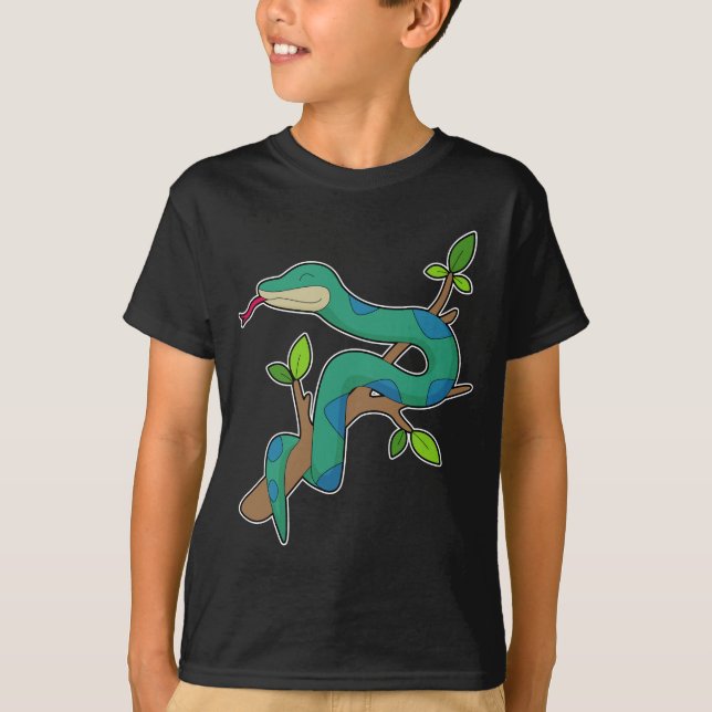 Snake Gren T Shirt (Framsida)
