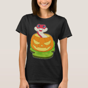 Snake Halloween Pumpkin T Shirt