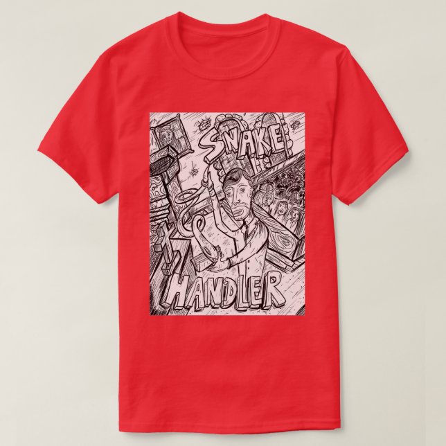 Snake Handler T Shirt (Design framsida)